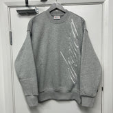DRAMA FLEECE LINED SCRIPT CREWNECK