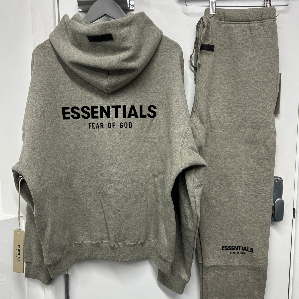 ESSENTIALS DARK OAT TRACKSUIT