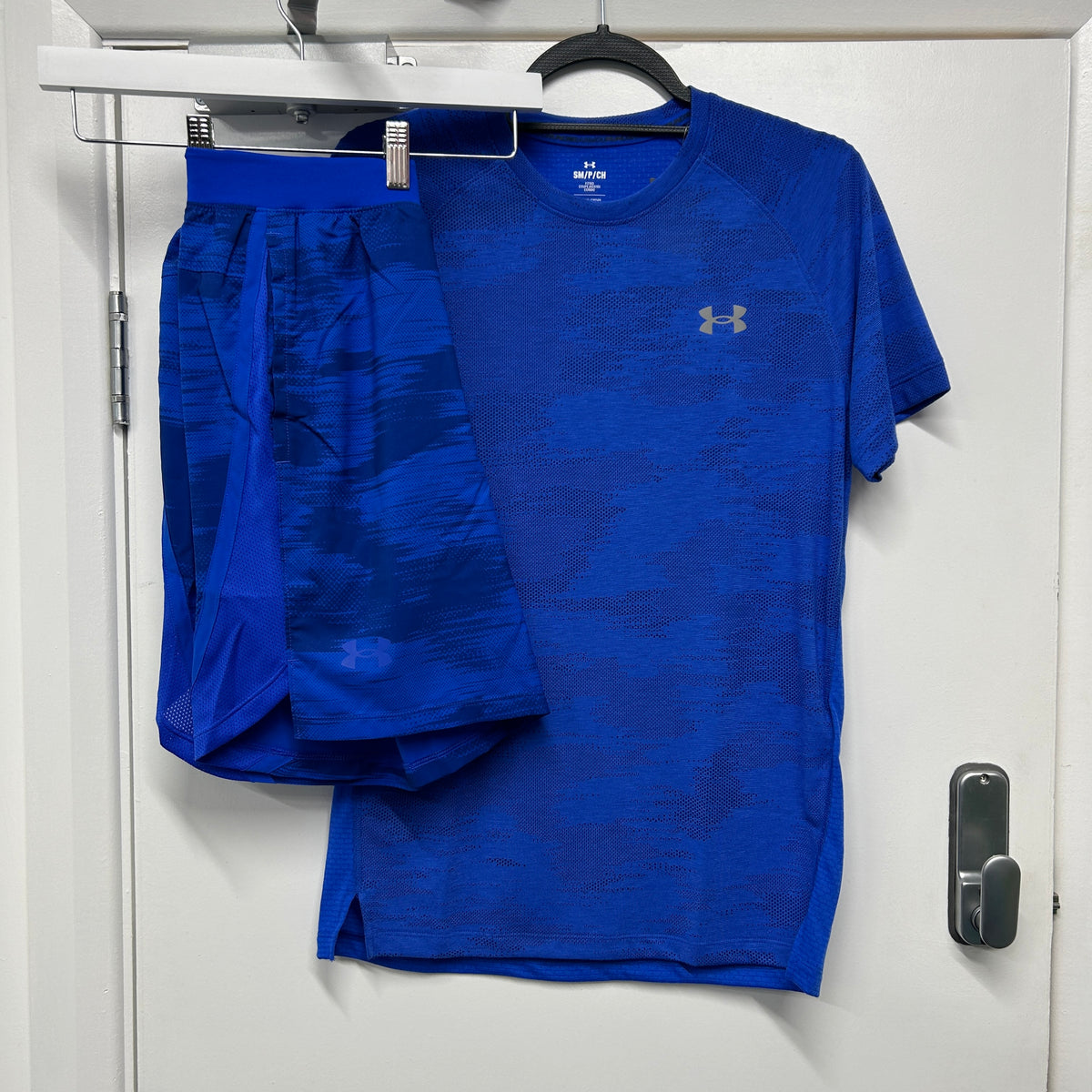 UNDER ARMOUR BLUE CAMO SET