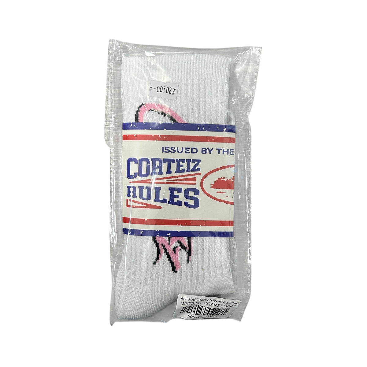 CORTEIZ RTW SOCKS “PINK FOAM”