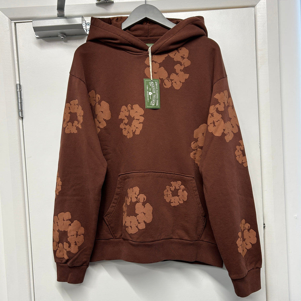 DENIM TEARS HOODIE BROWN