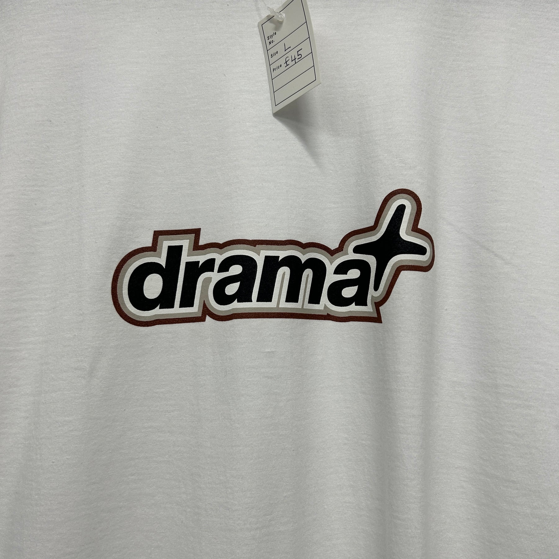 DRAMA TEE MOCHA LOGO