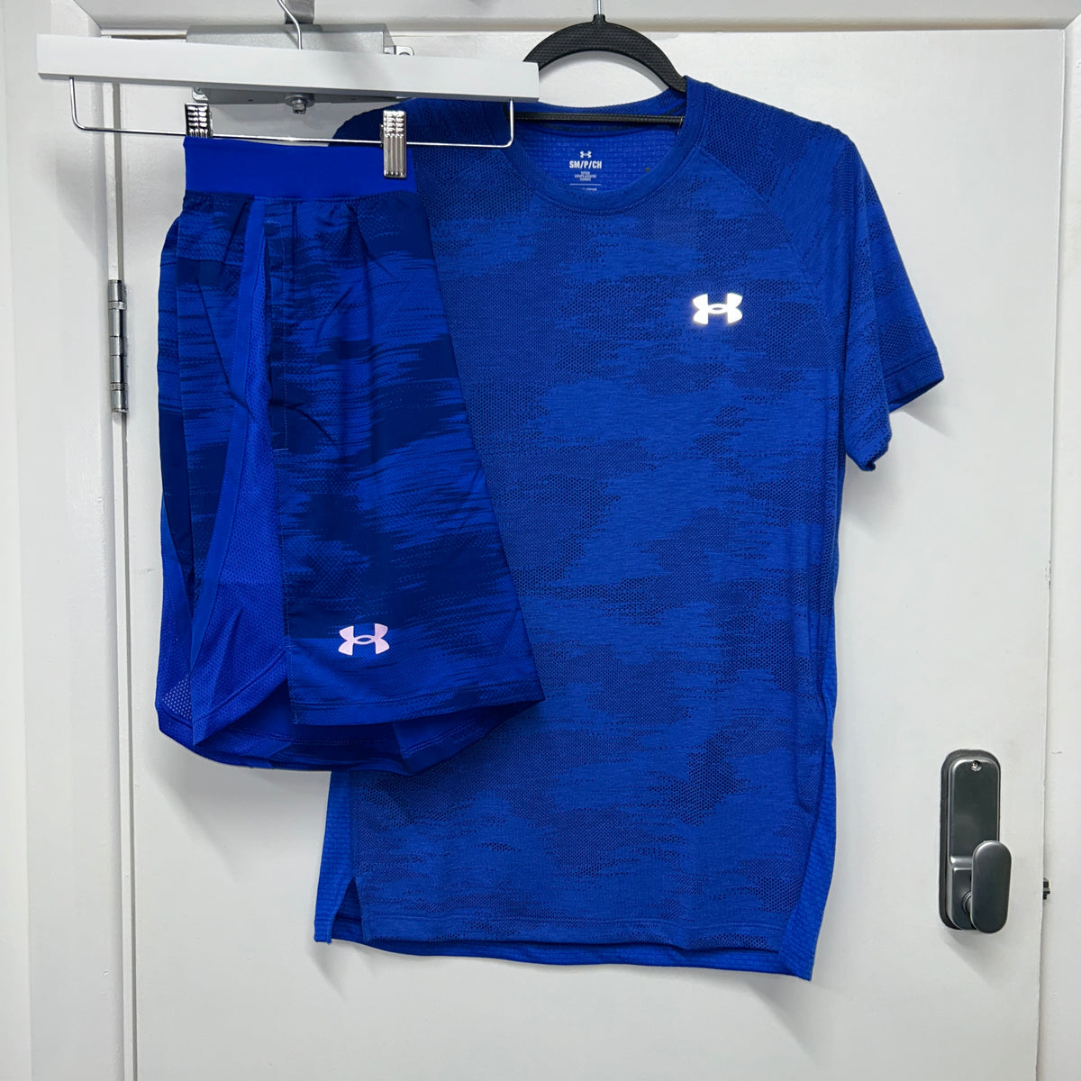 UNDER ARMOUR BLUE CAMO SET