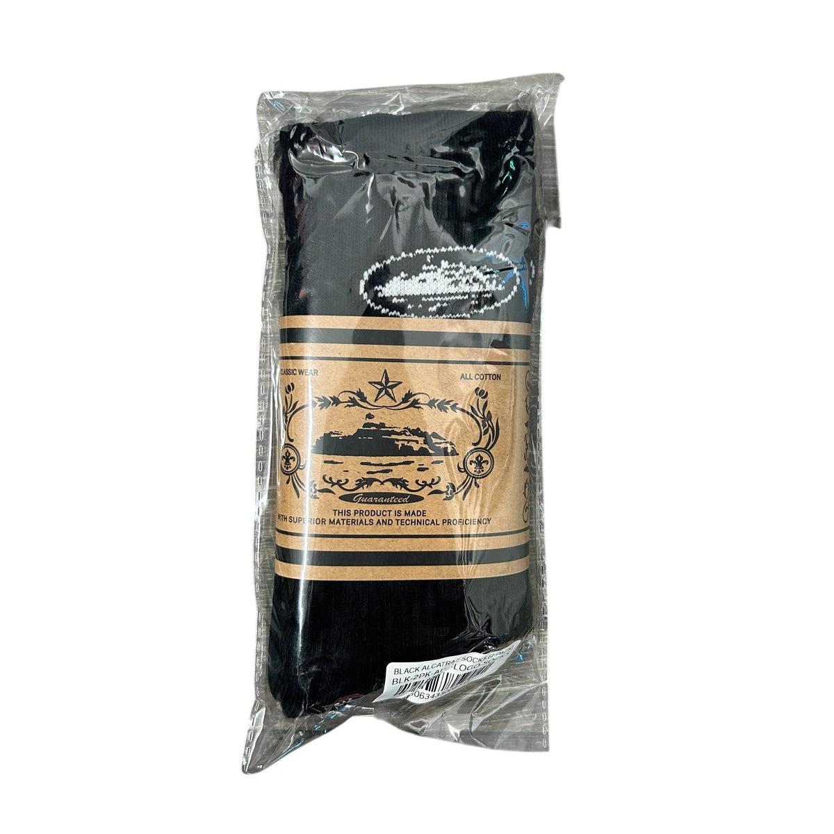 CORTEIZ ALCATRAZ SOCKS “BLACK”