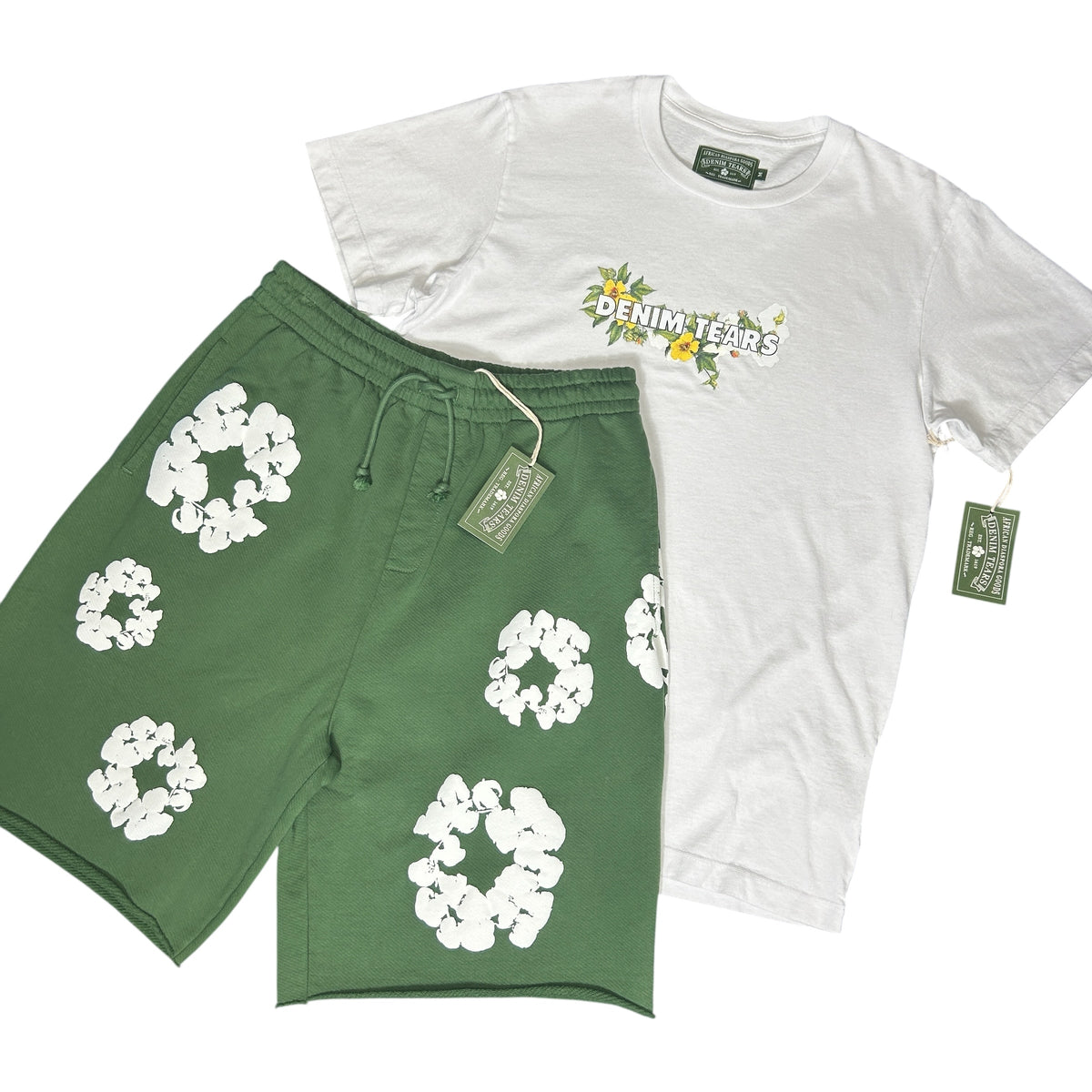 DENIM TEARS SHORTS ‘GREEN’