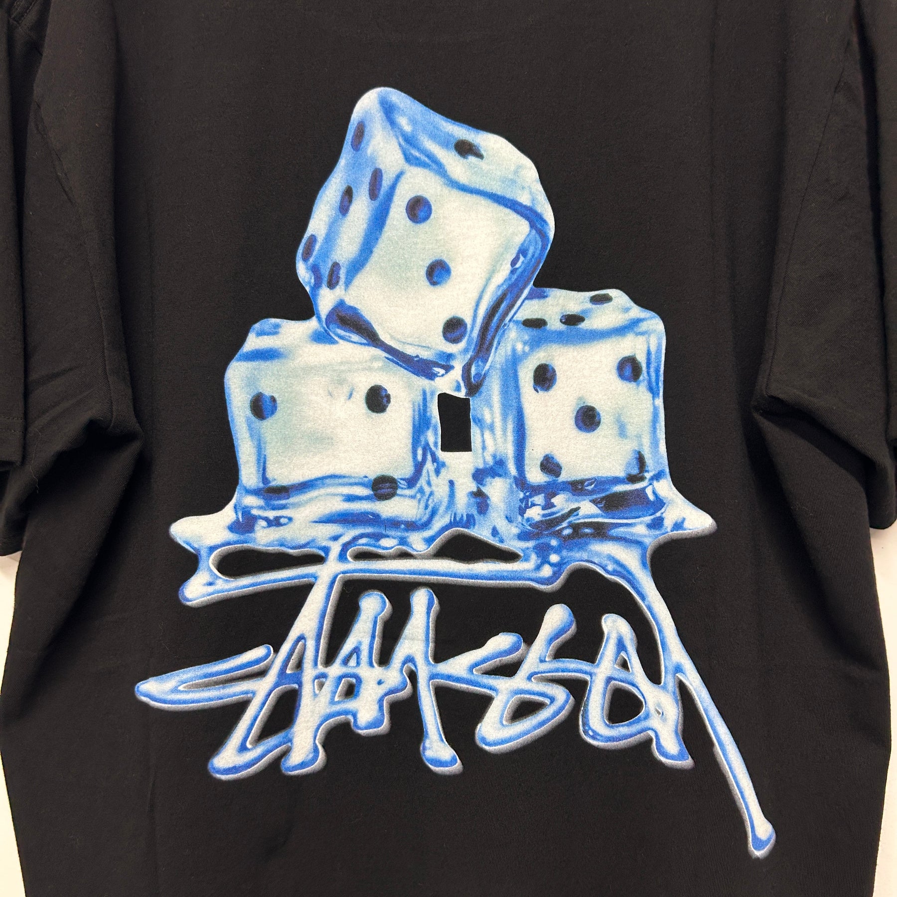 STUSSY DICE TEE - BLACK