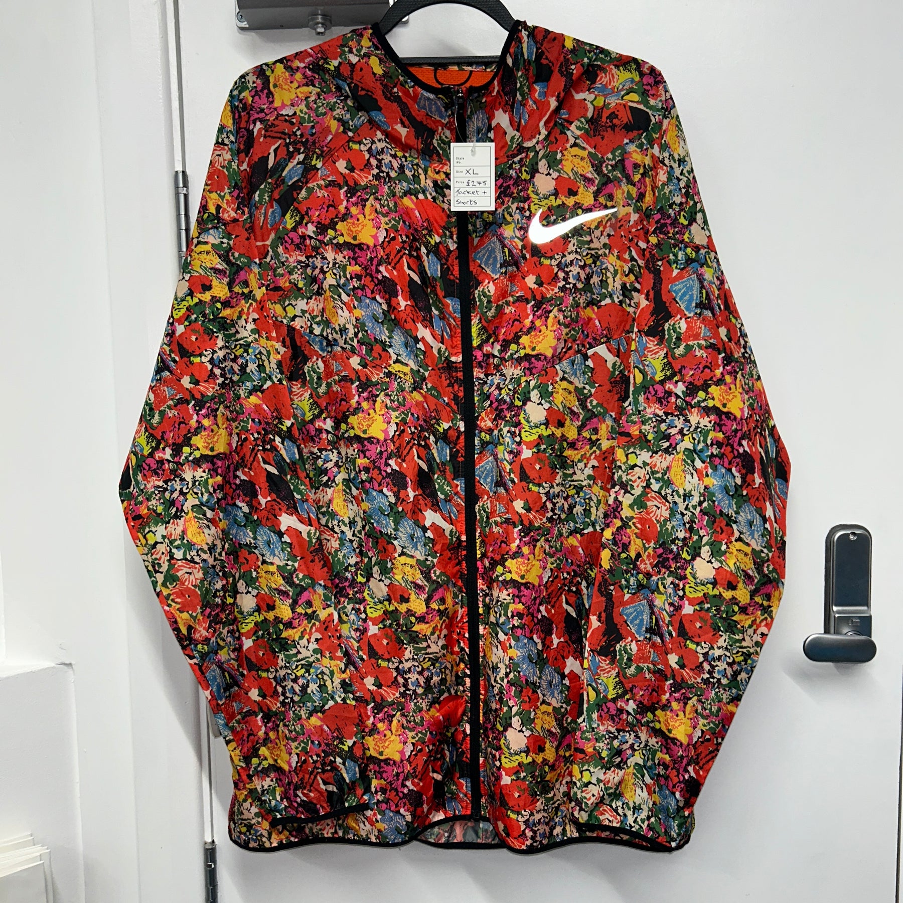 NIKE RED FLORAL SET