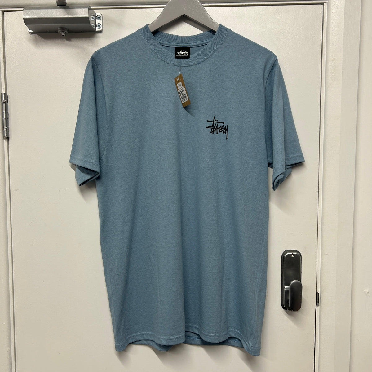 STUSSY SCRIPT TEE - BLUE