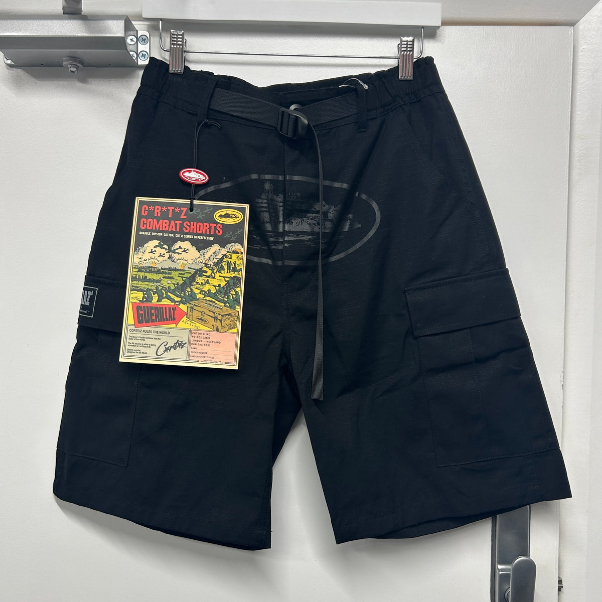 CORTEIZ BLACKOUT CARGO SHORTS