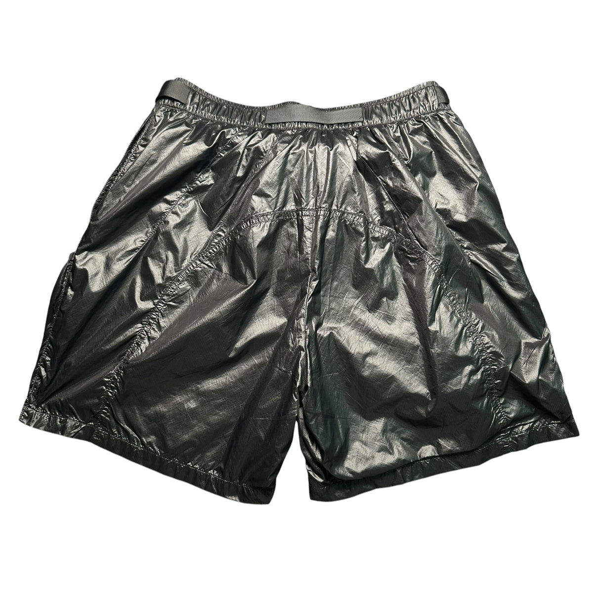 CORTEIZ WET LOOK BLACK SHORTS