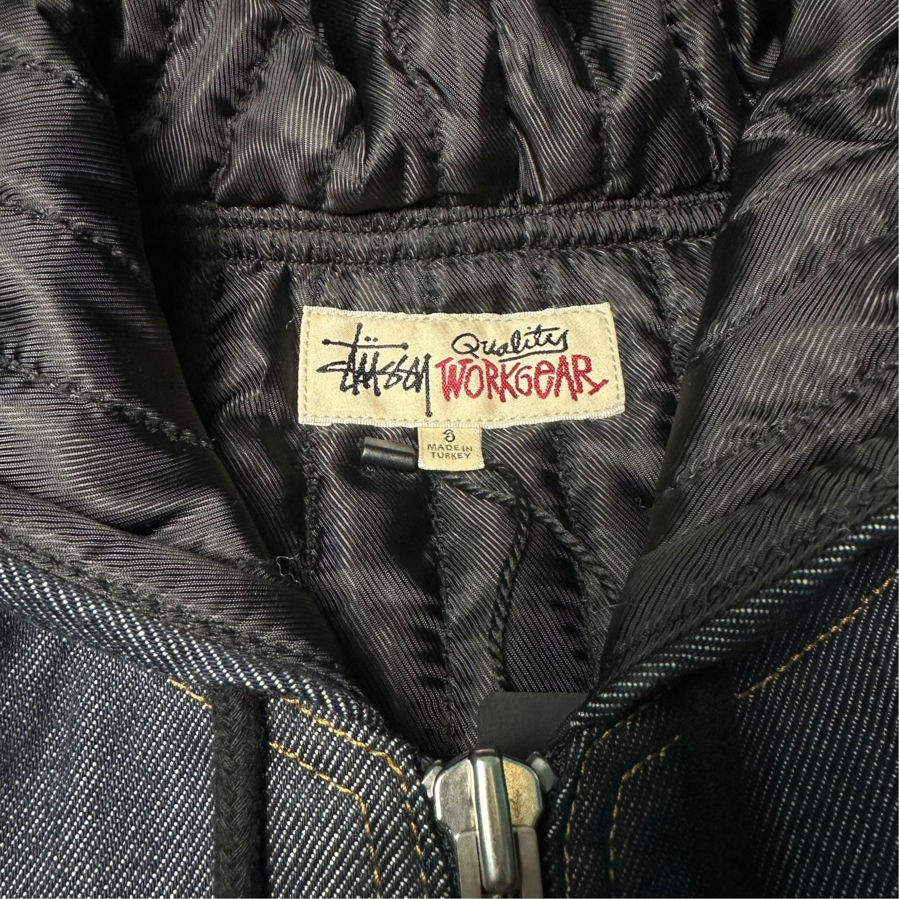 STUSSY DENIM WORKWEAR JACKET