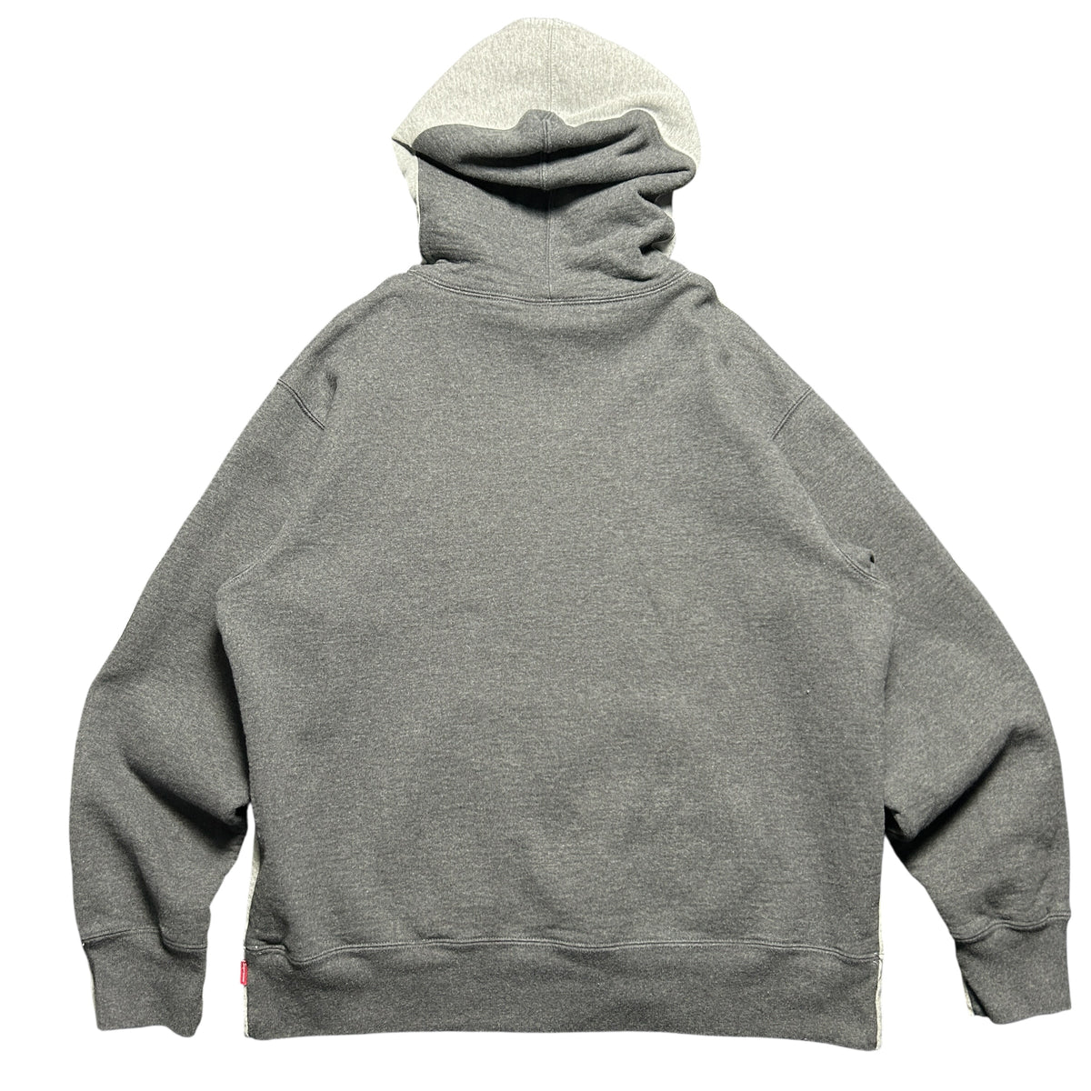 SUPREME S 2 TONE GREY HOODIE