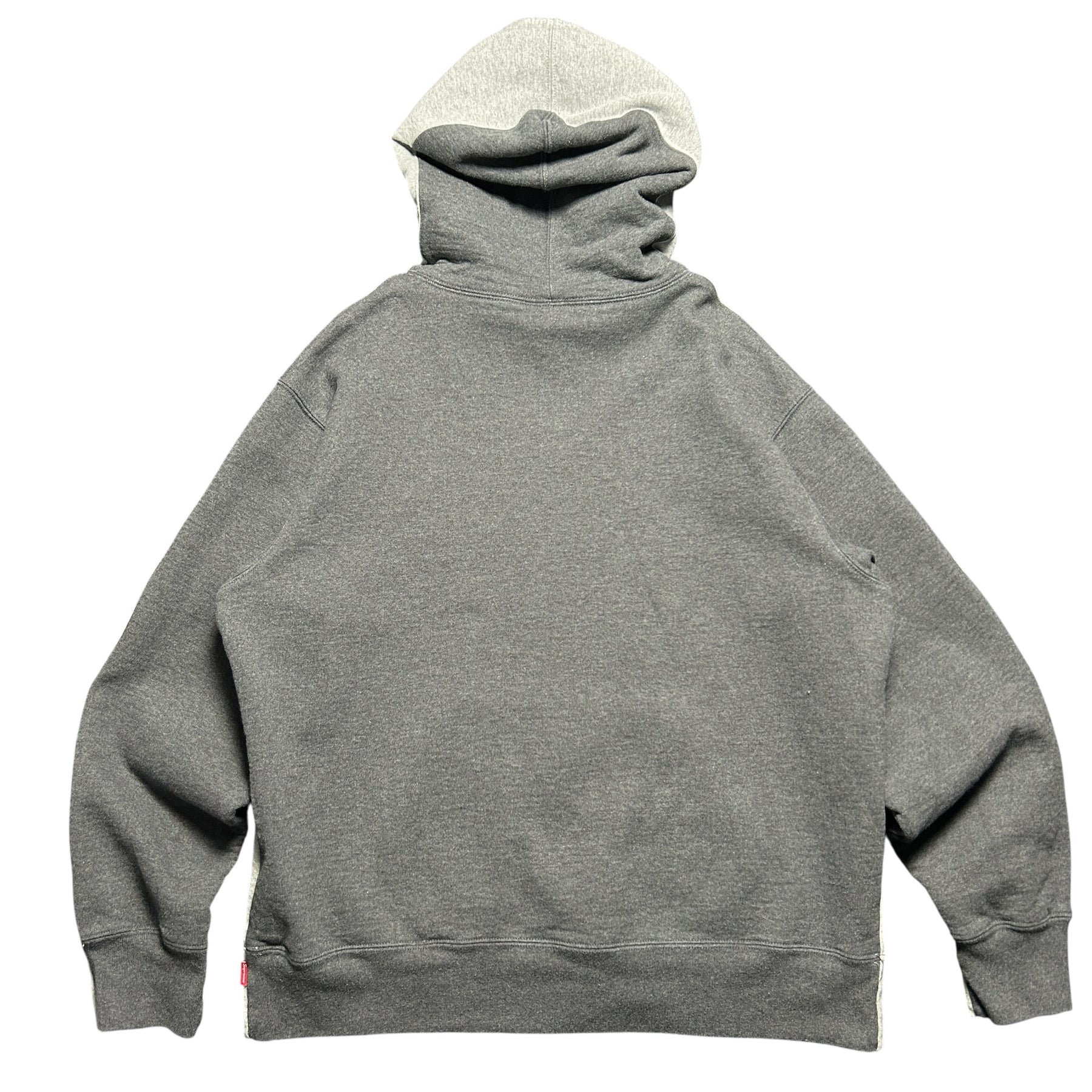 SUPREME S 2 TONE GREY HOODIE