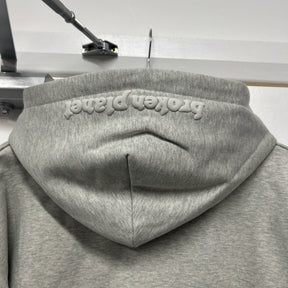 BROKEN PLANET PUFF ZIP-UP GREY