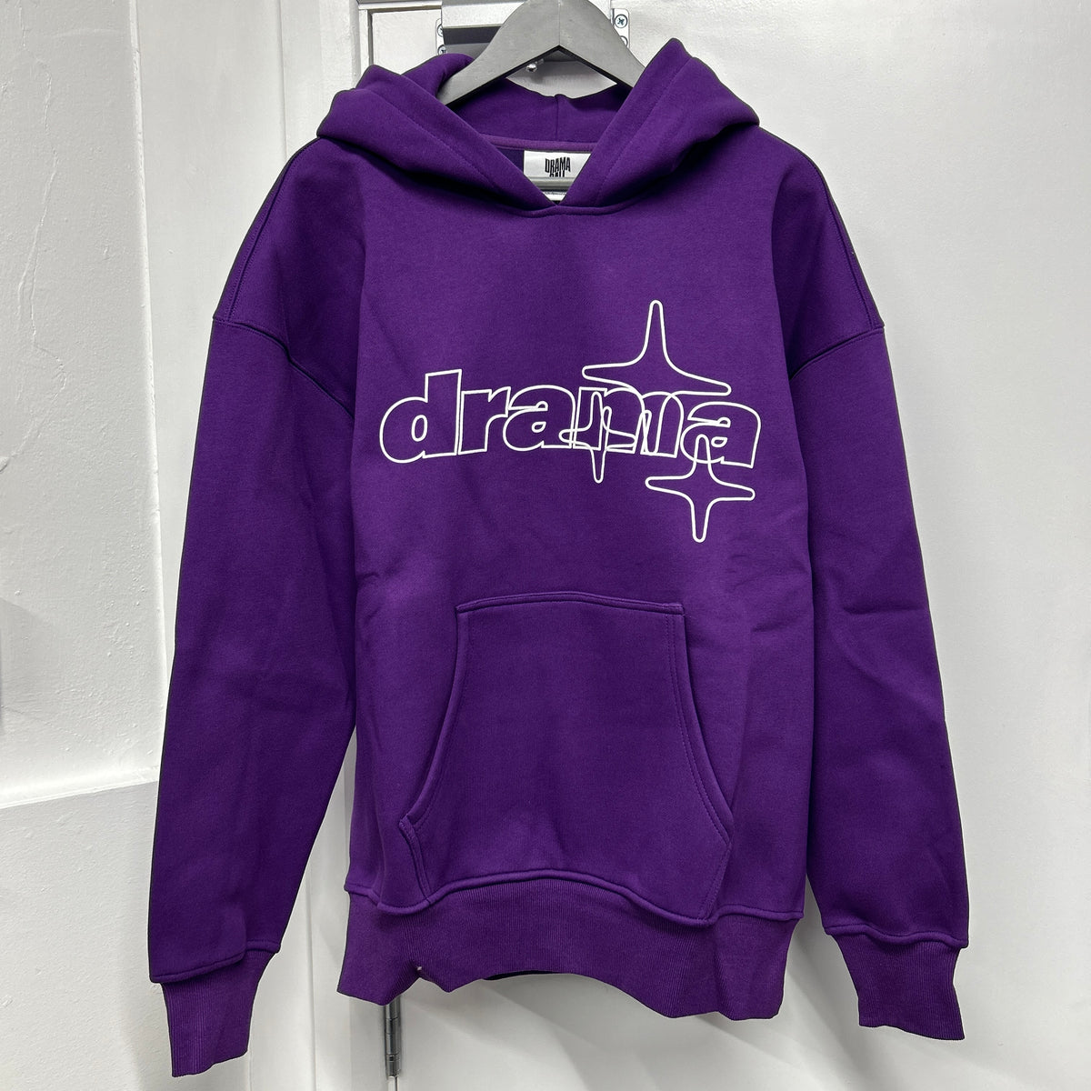 DRAMA LOGO HOODIE - PURPLE