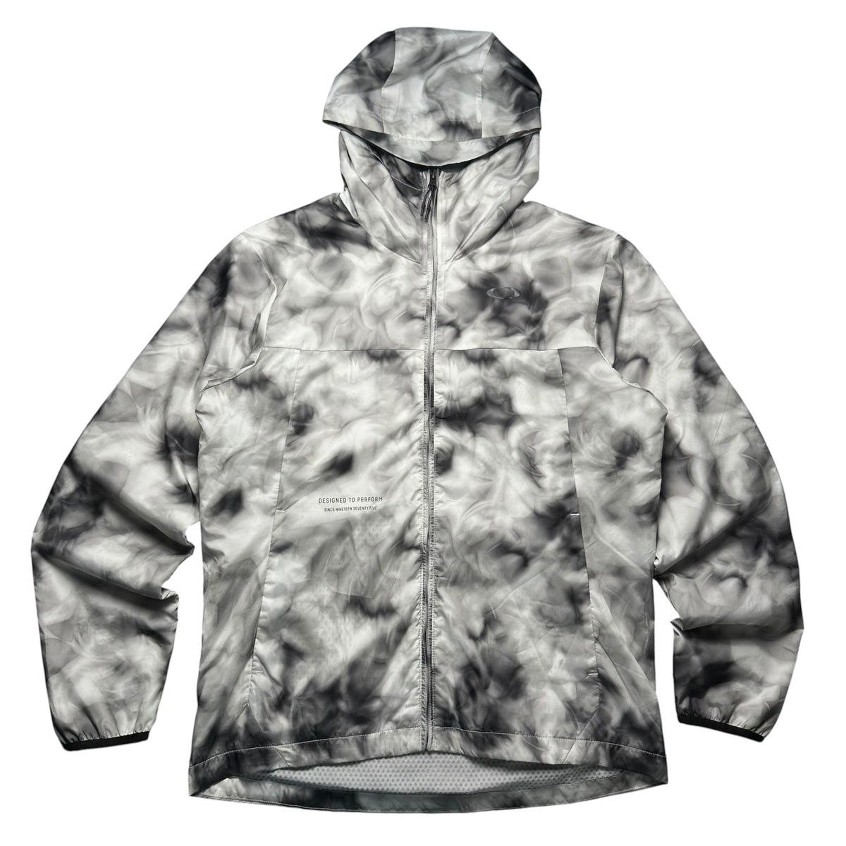 OAKLEY SMOKE PRINT ZIP-UP JACKET