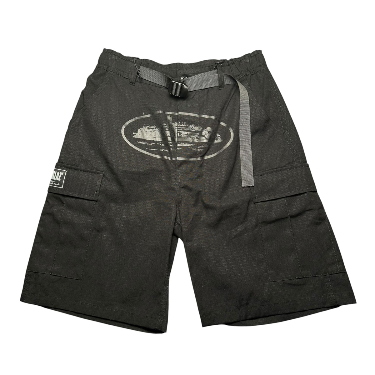 CORTEIZ BLACK CARGO SHORTS
