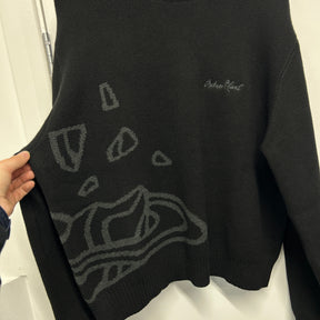 BROKEN PLANET KNIT - BLACK