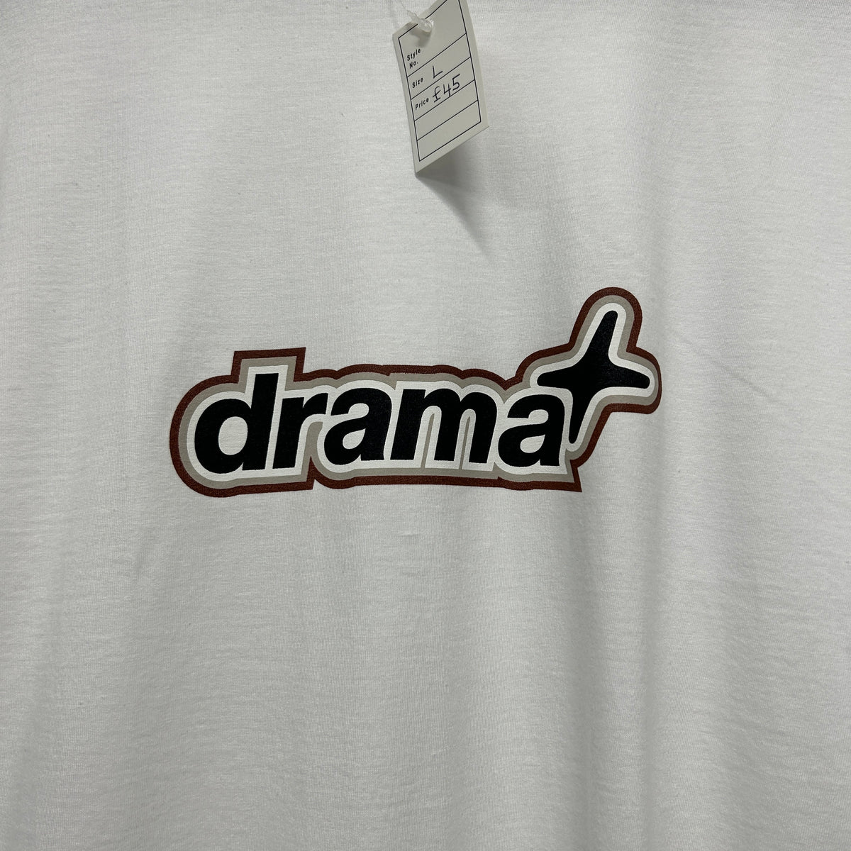 DRAMA TEE MOCHA LOGO