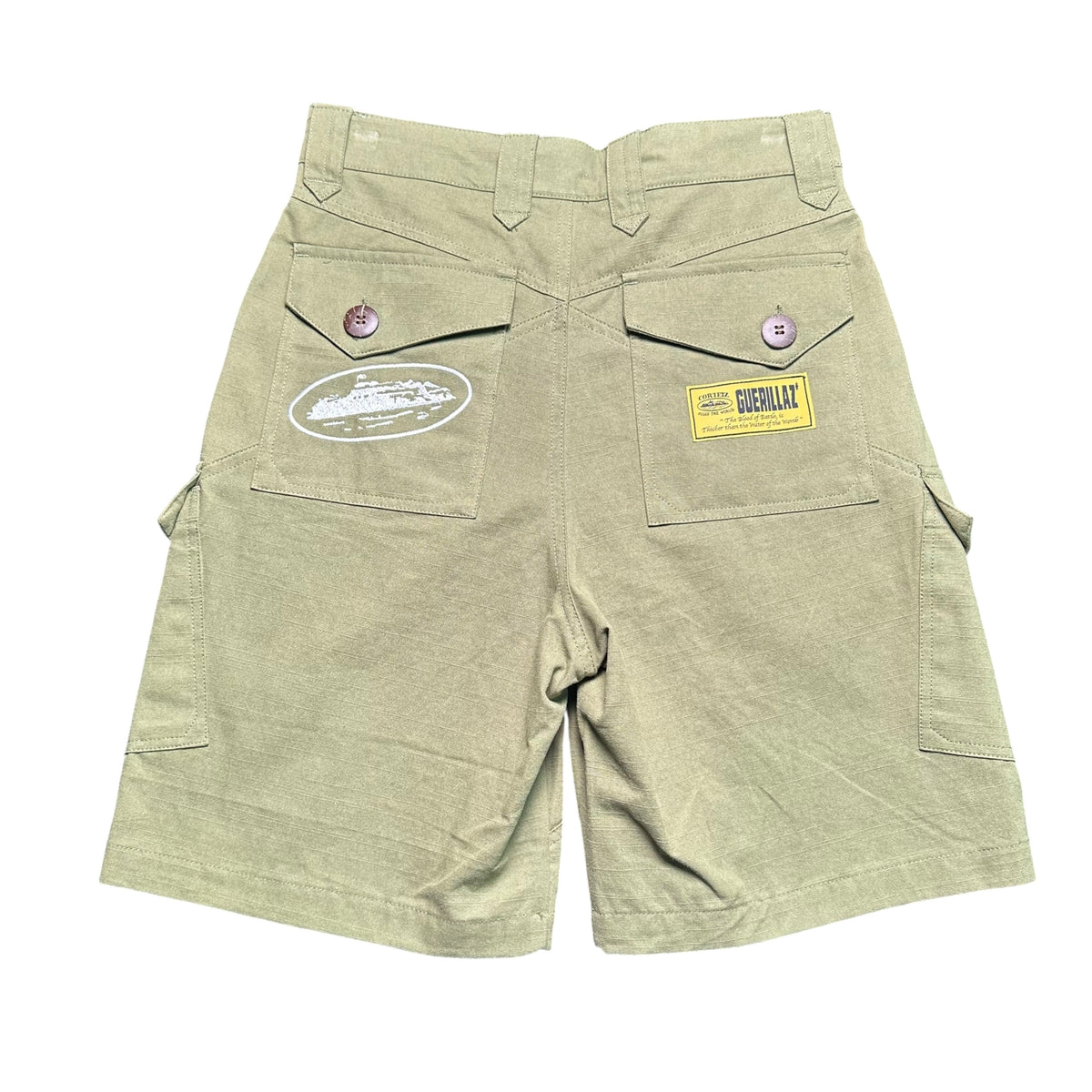 CORTEIZ GREEN CARGO SHORTS