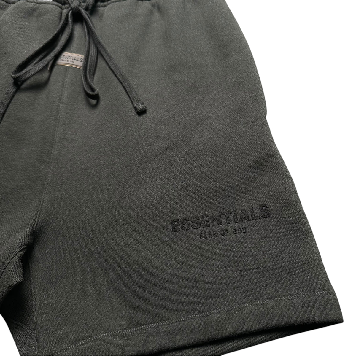 ESSENTIALS BLACK SHORTS