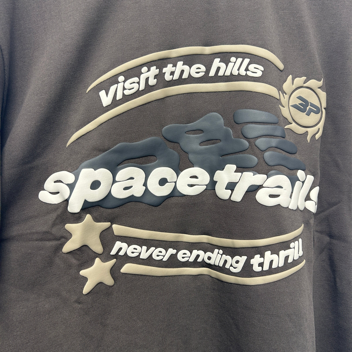 BROKEN PLANET SPACE TRAILS TEE - BROWN