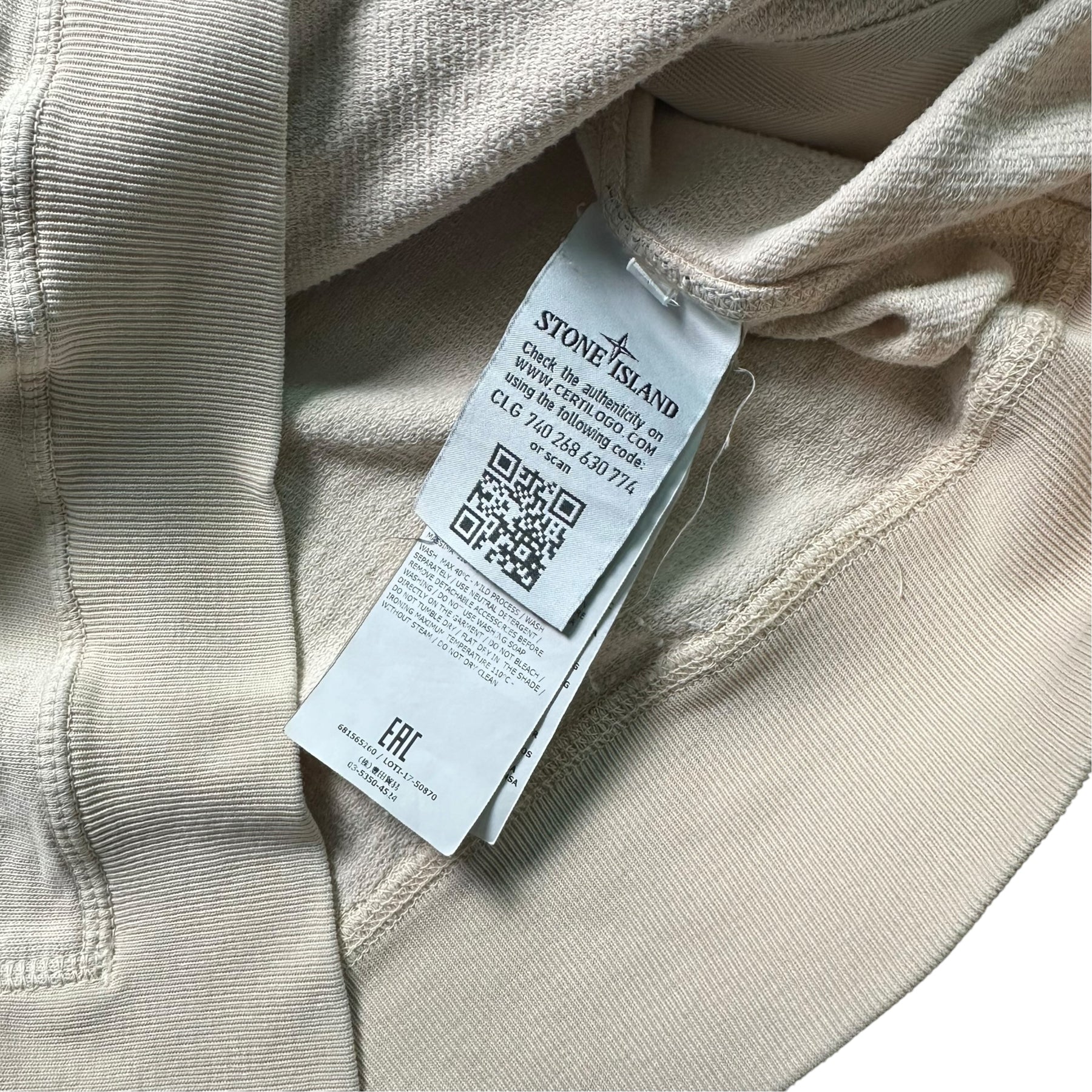 STONE ISLAND ZIP-UP HOODIE