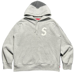 SUPREME S 2 TONE GREY HOODIE