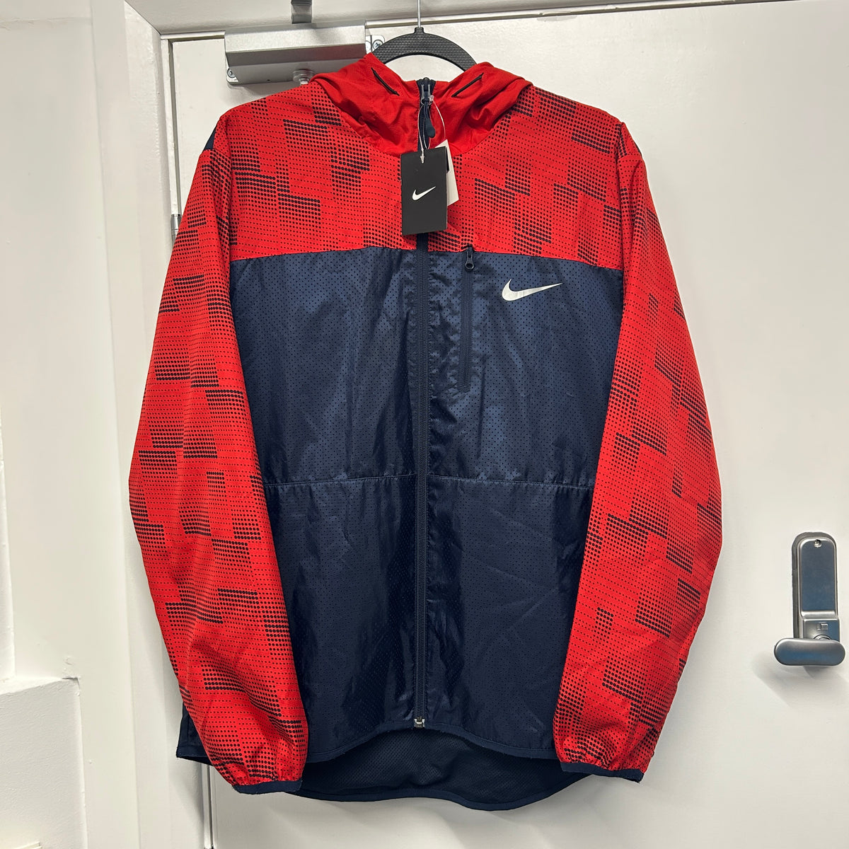 NIKE RED LAYERED JACKET
