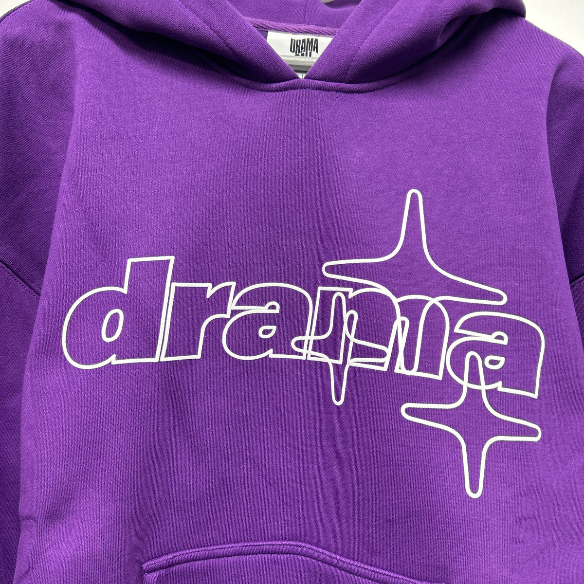 DRAMA LOGO HOODIE - PURPLE