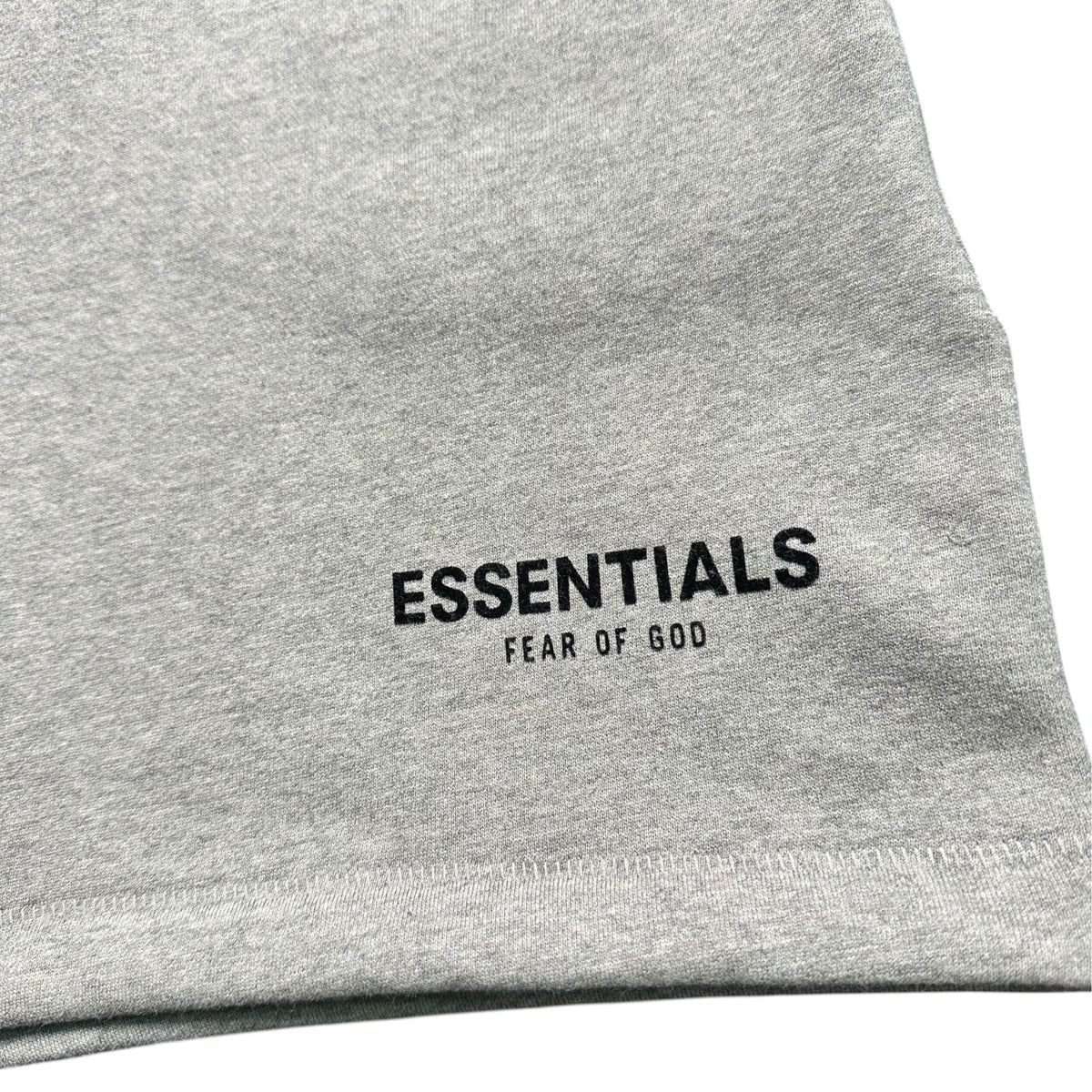 ESSENTIALS LIGHT GREY SHORTS