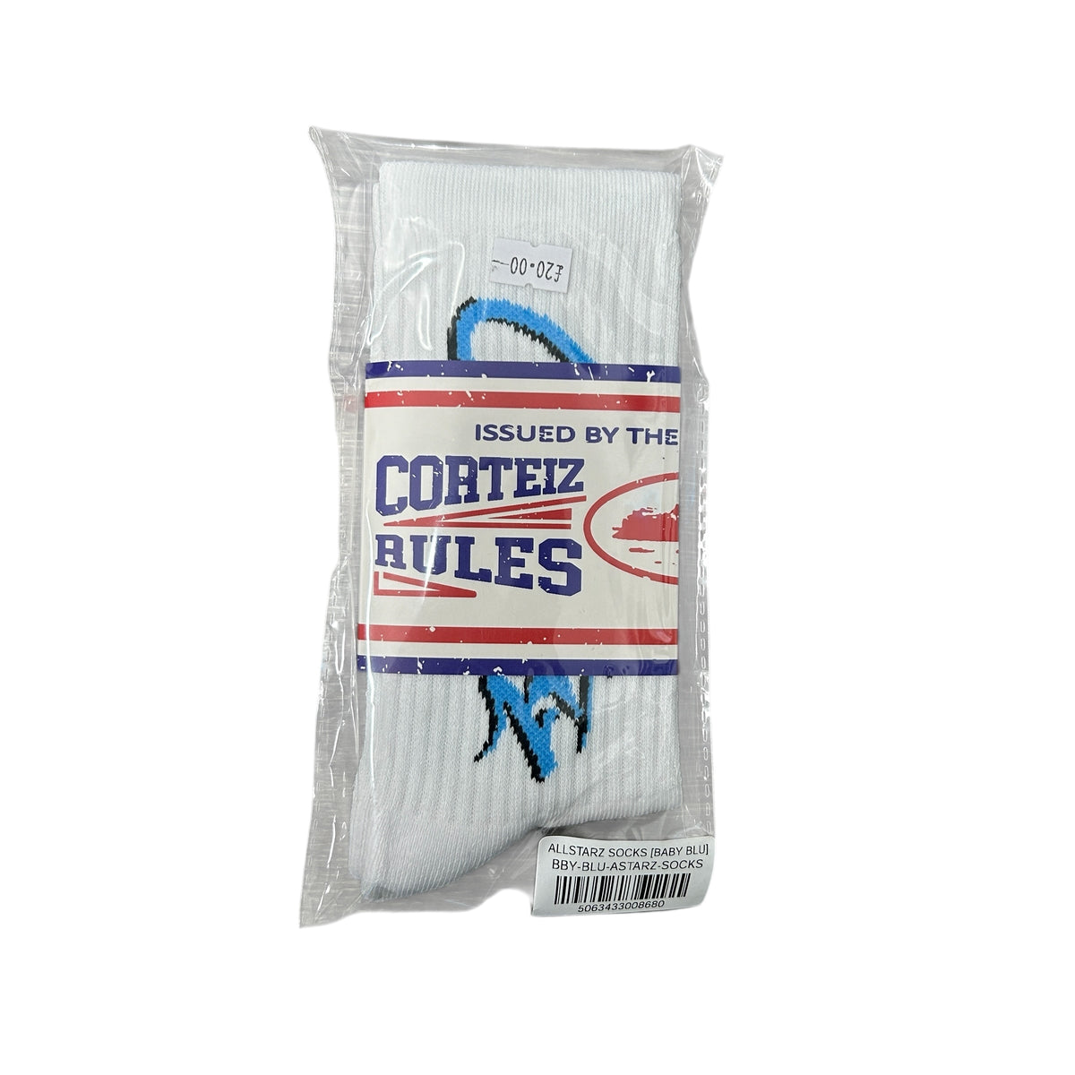 CORTEIZ RTW SOCKS “BABY BLUE”