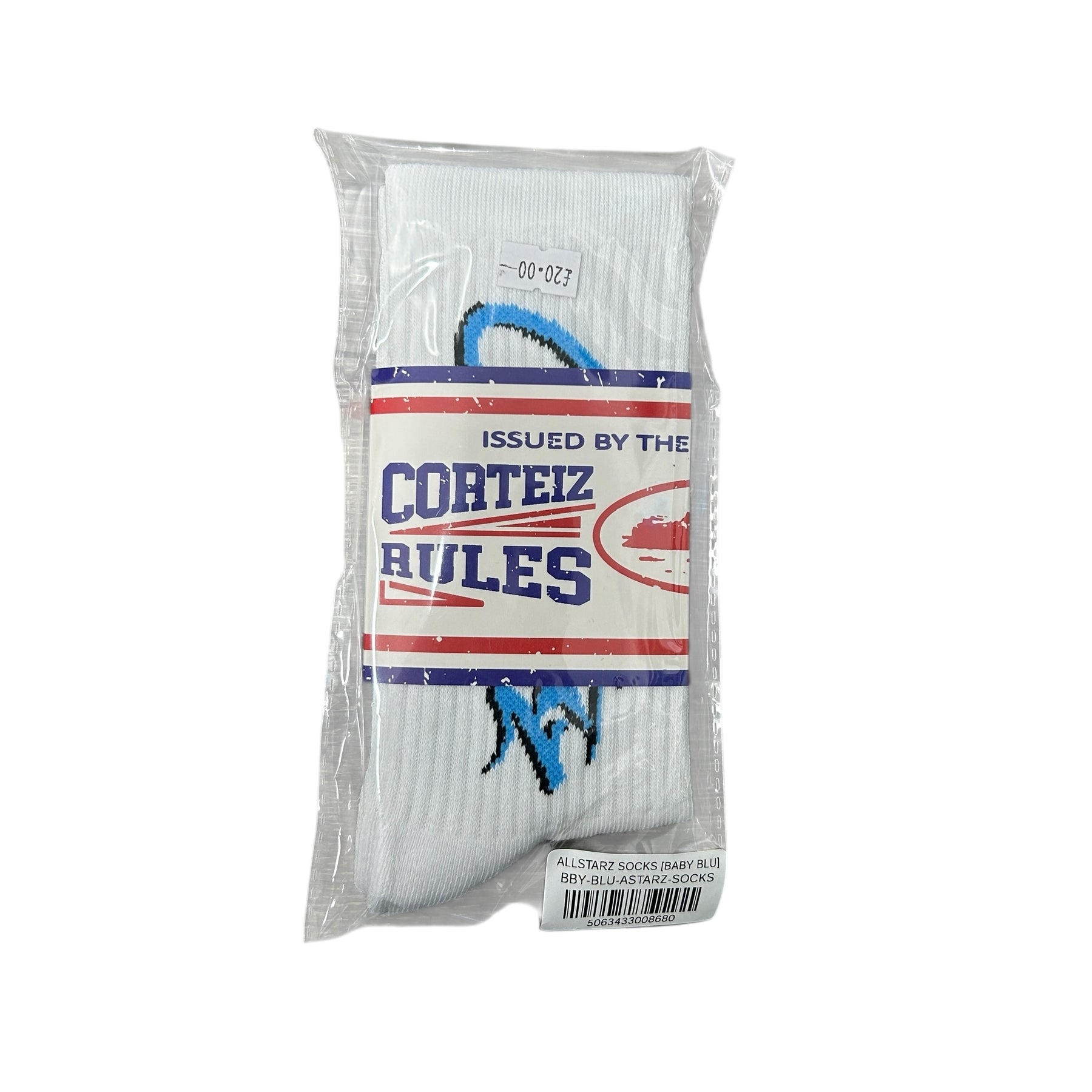 CORTEIZ RTW SOCKS “BABY BLUE”