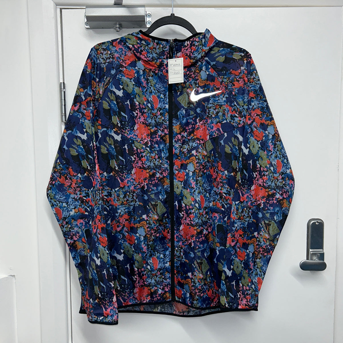 NIKE BLUE FLORAL JACKET
