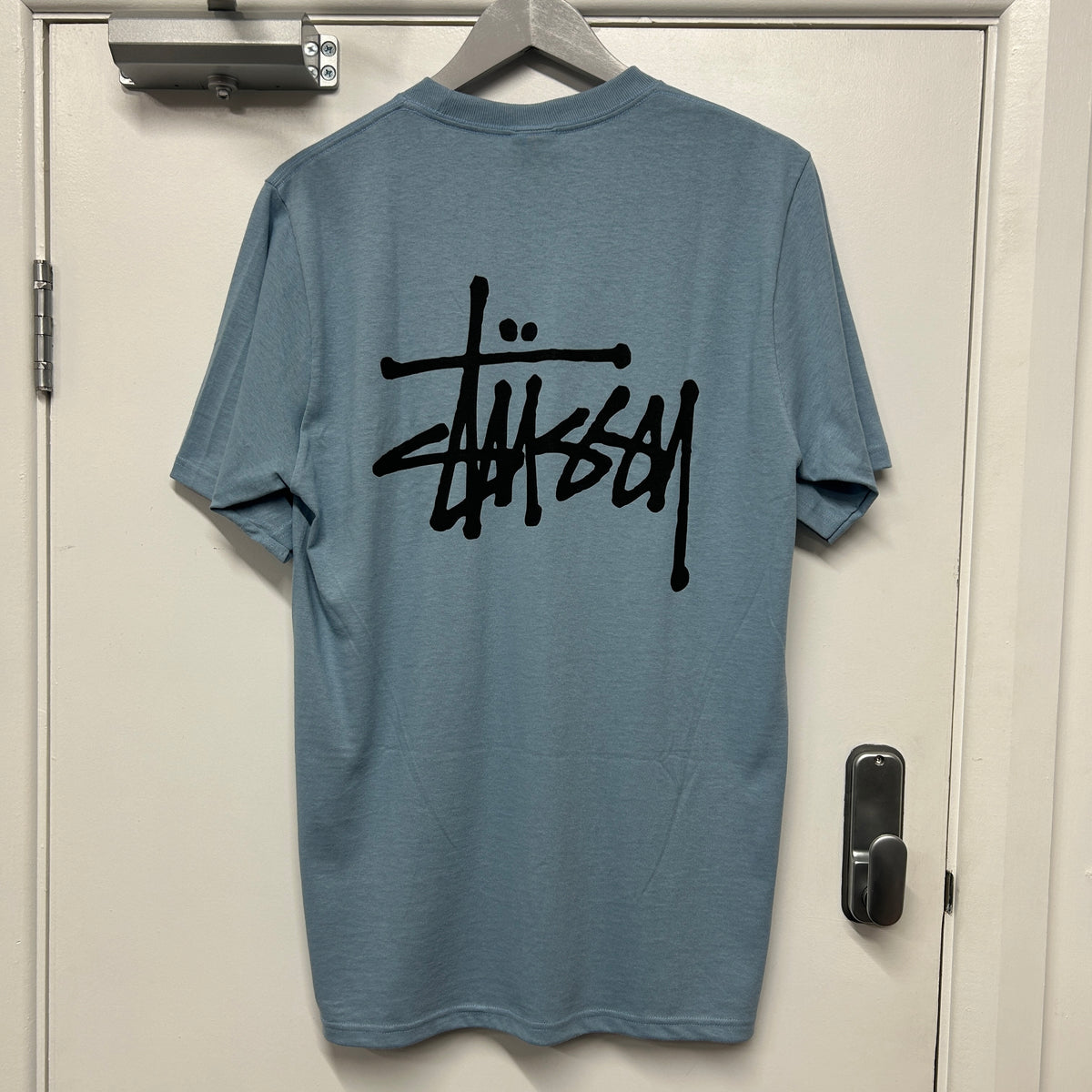 STUSSY SCRIPT TEE - BLUE