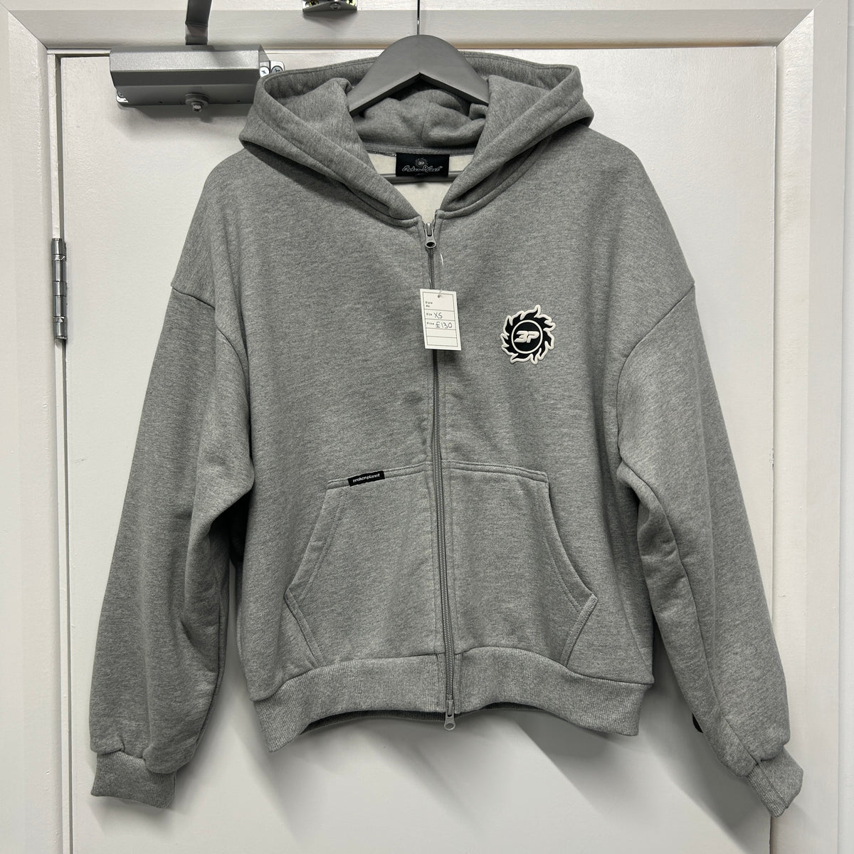BROKEN PLANET GREY ZIP-UP