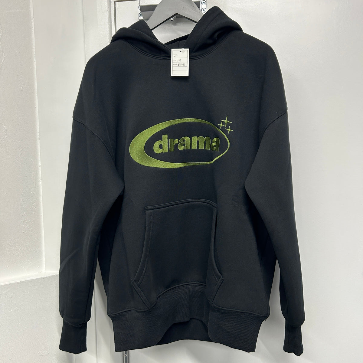 DRAMA HOODIE - BLACK/GREEN