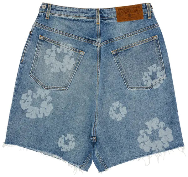 DENIM TEARS LASER REATH DENIM SHORT