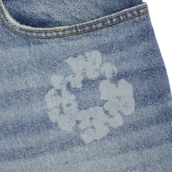 DENIM TEARS LASER REATH DENIM SHORT
