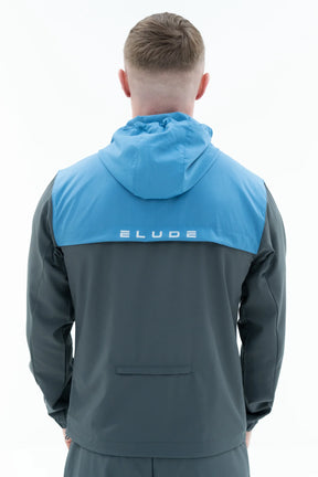 ELUDE TRACK TRACKSUIT - GREY/OMBRE BLUE