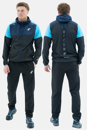 ELUDE VENT WINDBREAKER SET - BLACK/BLUE/NAVY