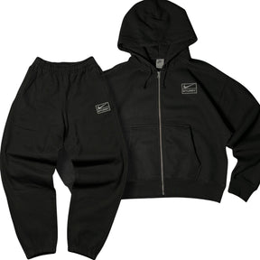 STUSSY X NIKE HOODIE BLACK SS25