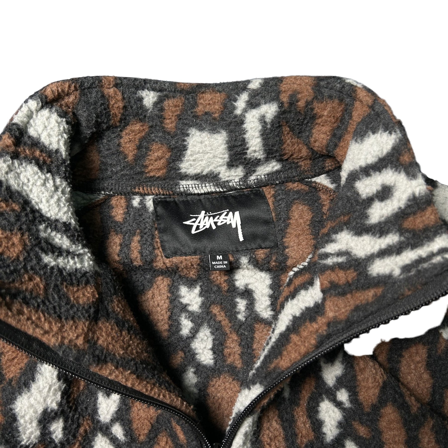 STUSSY ZIP-UP FLEECE