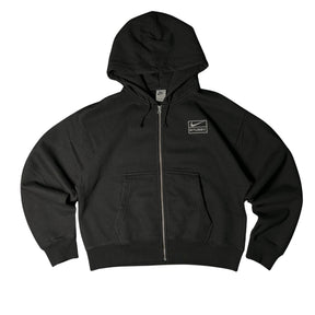 STUSSY X NIKE HOODIE BLACK SS25