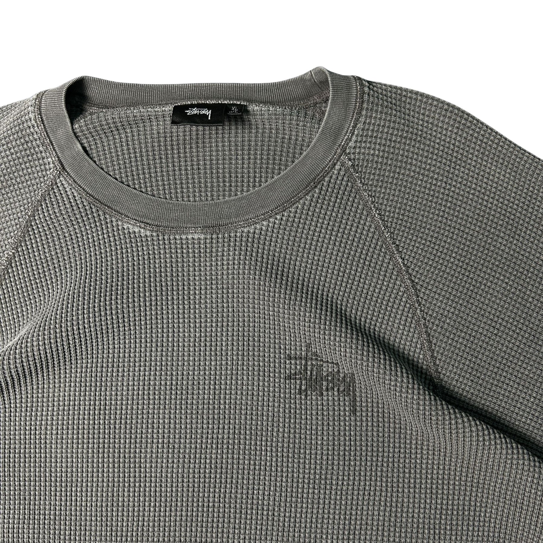 STUSSY WAFFLE CREWNECK